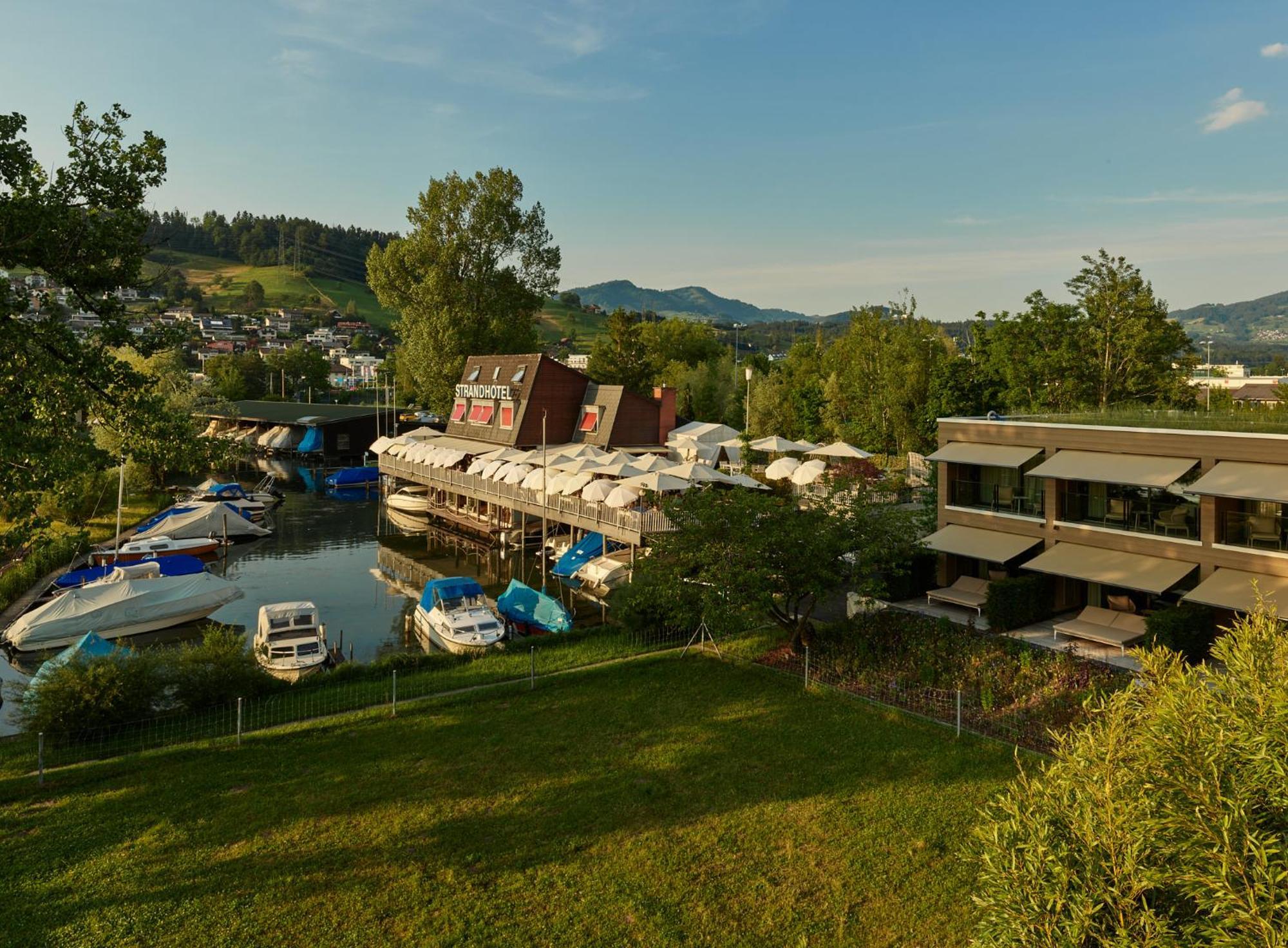 Strandhotel Schmerikon Bagian luar foto